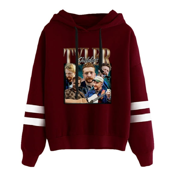 Tyler Childers Music Pocketless Parallel Bars Sleeve Sweatshirt Hip Hop Long-Sleeved Top