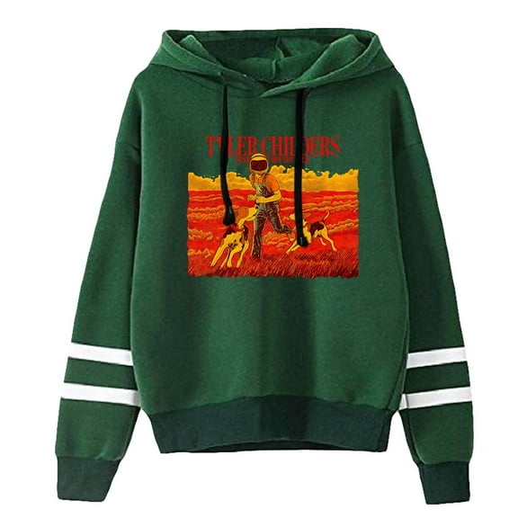Tyler Childers Music Pocketless Parallel Bars Sleeve Sweatshirt Hip Hop Man/Woman Hoodies