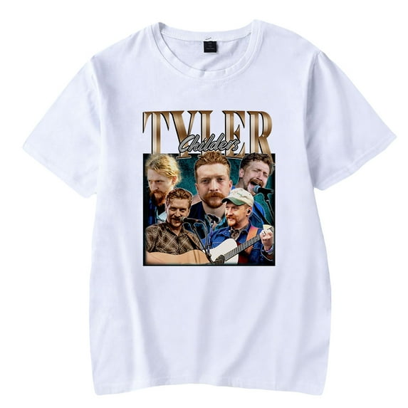 Tyler Childers Music Tee Shirt Summer Singer Printed Unisex Casual Tshirt Casual Clothes