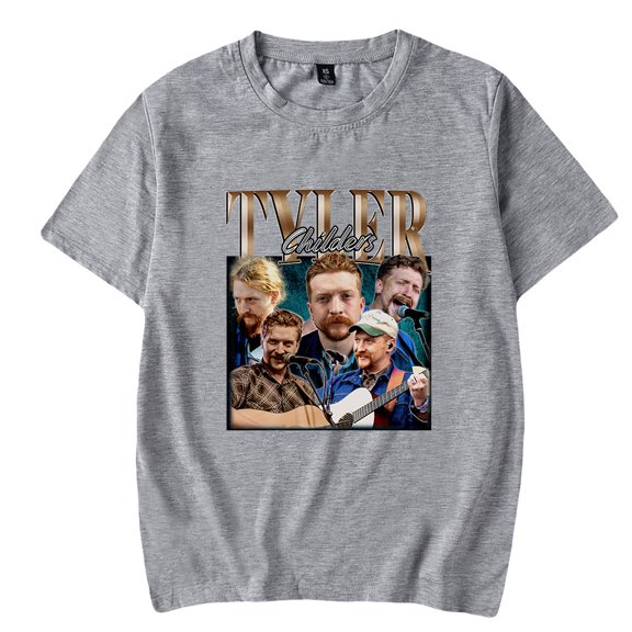 Tyler Childers Music Tee Shirt Summer Singer Printed Unisex Casual Tshirt  Casual Clothes