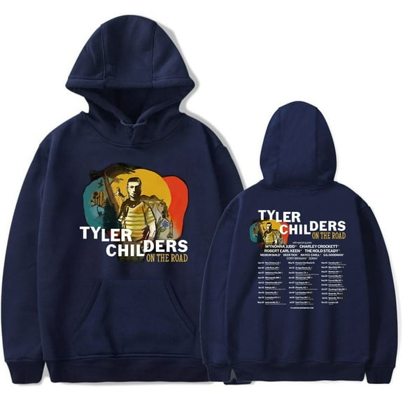 Tyler Childers On The Road Tour 2025 Hoodie Unisex Long Sleeve Sweatshirt with Pockets