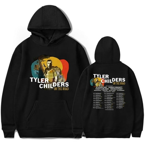 Tyler Childers On The Road Tour 2025 Hoodies Hip Hop Casual Sweatshirt Fashion Streetwear