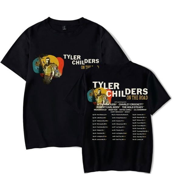 Tyler Childers On The Road Tour 2025 T Shirt Casual New Fashion Unisex T Short Sleeve Shirt
