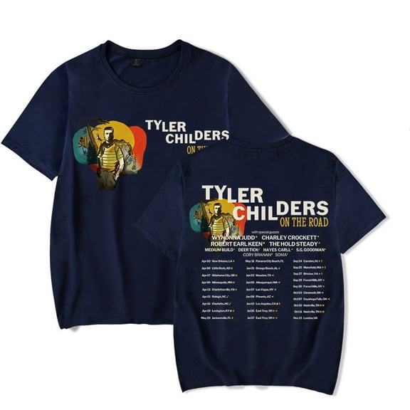 Tyler Childers On The Road Tour 2025 T Shirt Casual New Fashion Unisex T Short Sleeve Shirt