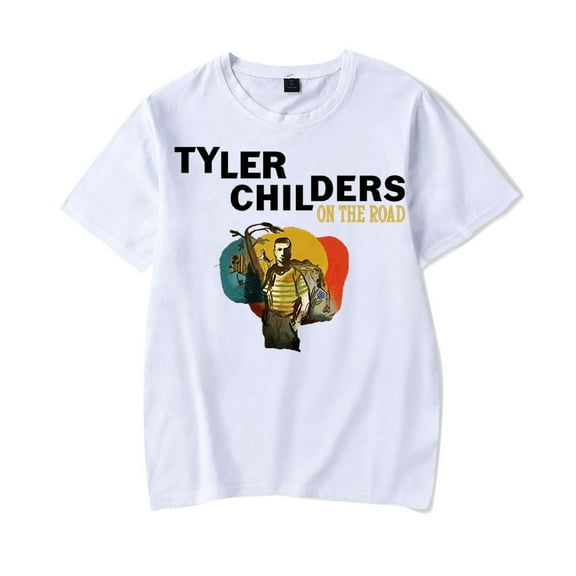 Tyler Childers On The Road Tour 2025 T-Shirt Street Fashion Crew Neck Short Sleeve Shirt