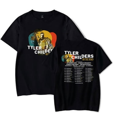 Tyler Childers On The Road Tour 2025 T-shirt Unisex Short Sleeve Hip Hop Tee Shirt
