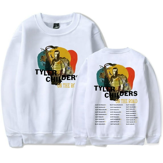 Tyler Childers On The Road Tour Crewneck Pullover Women Men Casual Long Sleeve Sweatshirt