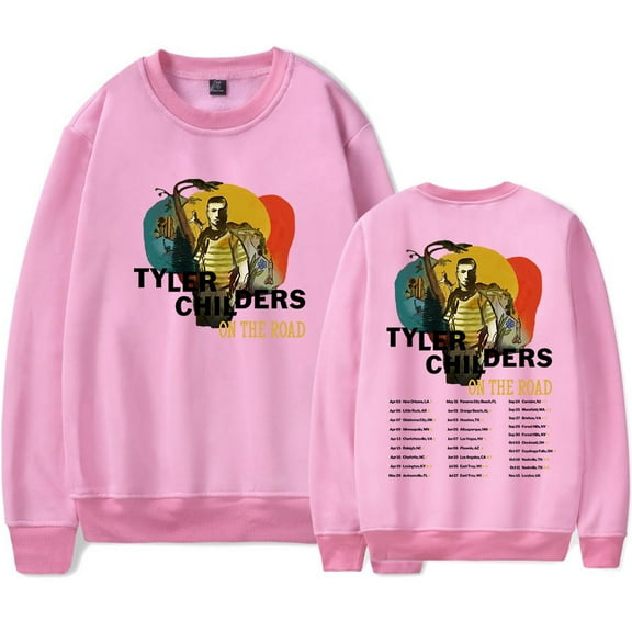 Tyler Childers On The Road Tour Crewneck Pullover Women Men Casual Long Sleeve Sweatshirt