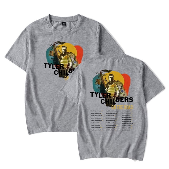 Tyler Childers On The Road Tour Tee Unisex Casual Short Sleeve Crewneck Tops