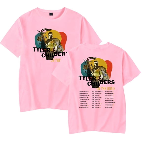 Tyler Childers On The Road Tour Tee Unisex Casual Short Sleeve Crewneck Tops