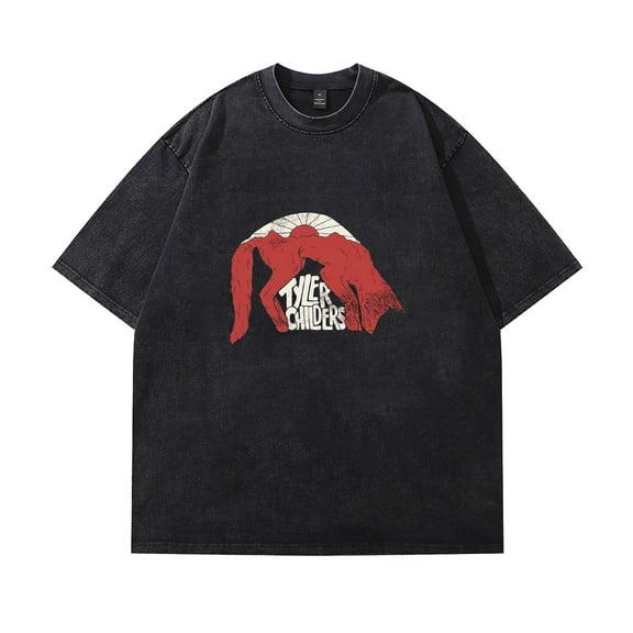 Tyler Childers T- Shirt Vintage Aged Design Men's and Women's Round Neck Short Sleeve Top
