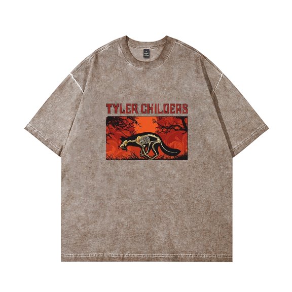 Tyler Childers T- Shirt Vintage Aged Design Men's and Women's Round Neck Short Sleeve Top