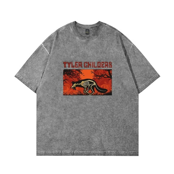 Tyler Childers T- Shirt Vintage Aged Design Men's and Women's Round Neck Short Sleeve Top