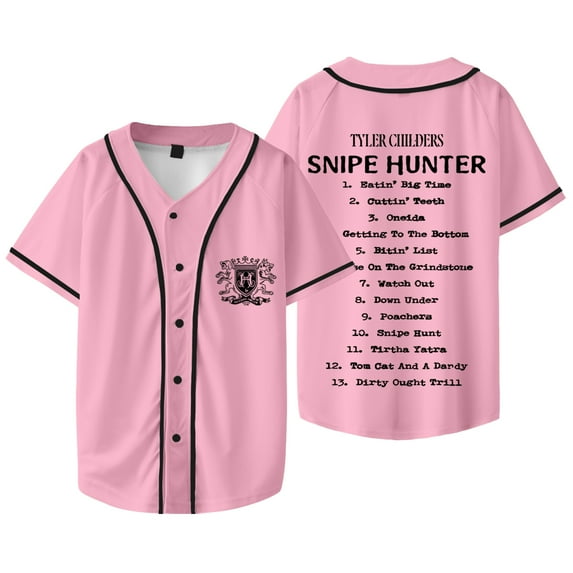 Tyler Childers Tracklist Baseball Jacket Tee Snipe Hunter Merch Women Men Short Sleeve T-shirts