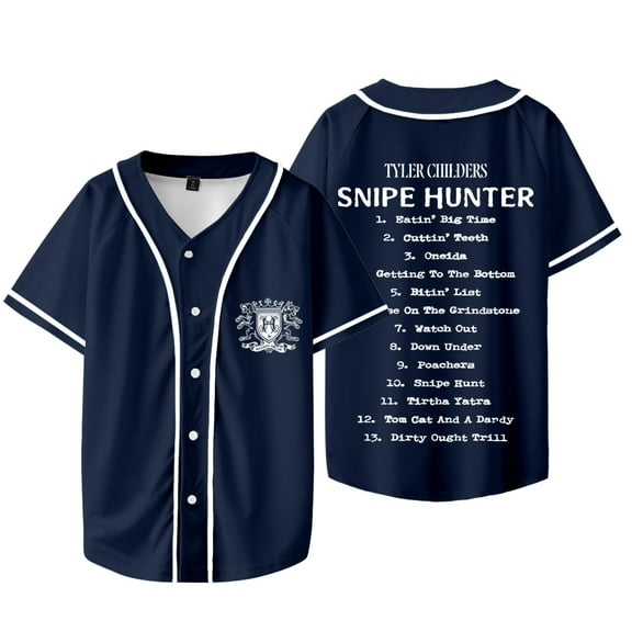 Tyler Childers Tracklist Baseball Jacket Tee Snipe Hunter Merch Women Men Short Sleeve T-shirts