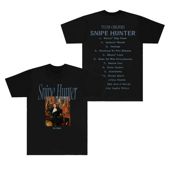 Tyler Childers Tracklist T-Shirts Snipe Hunter Merch Women Men Crewneck Short Sleeve Tee