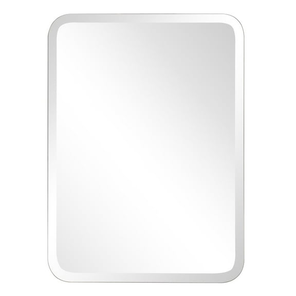 Tyler Dillion Rectangular Beveled Wall Mirror with Wood Plank Frame 48"H x 24"W