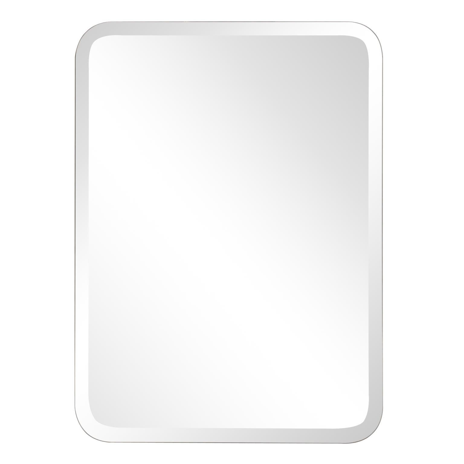 Tyler Dillion Rectangular Beveled Wall Mirror with Wood Plank Frame 48"H x 24"W