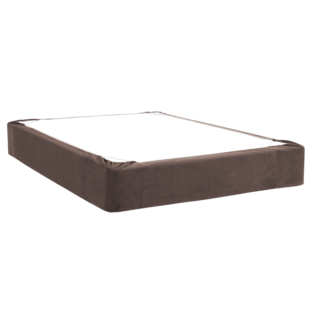 Tyler Dillon 38" x 75" x 10" Twin Box Spring Cover Bella Chocolate (Cover Only)