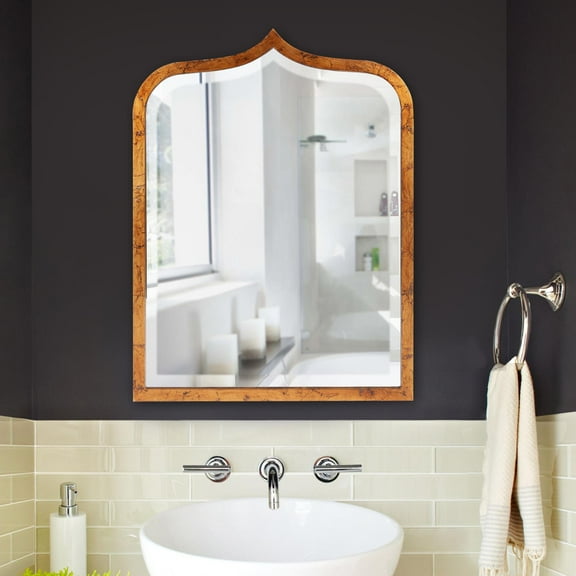 Tyler Dillon Decorative Brown Wall Mirror with Rectangular Full Length Shadowbox Wood Frame 64"H x 17.5"W