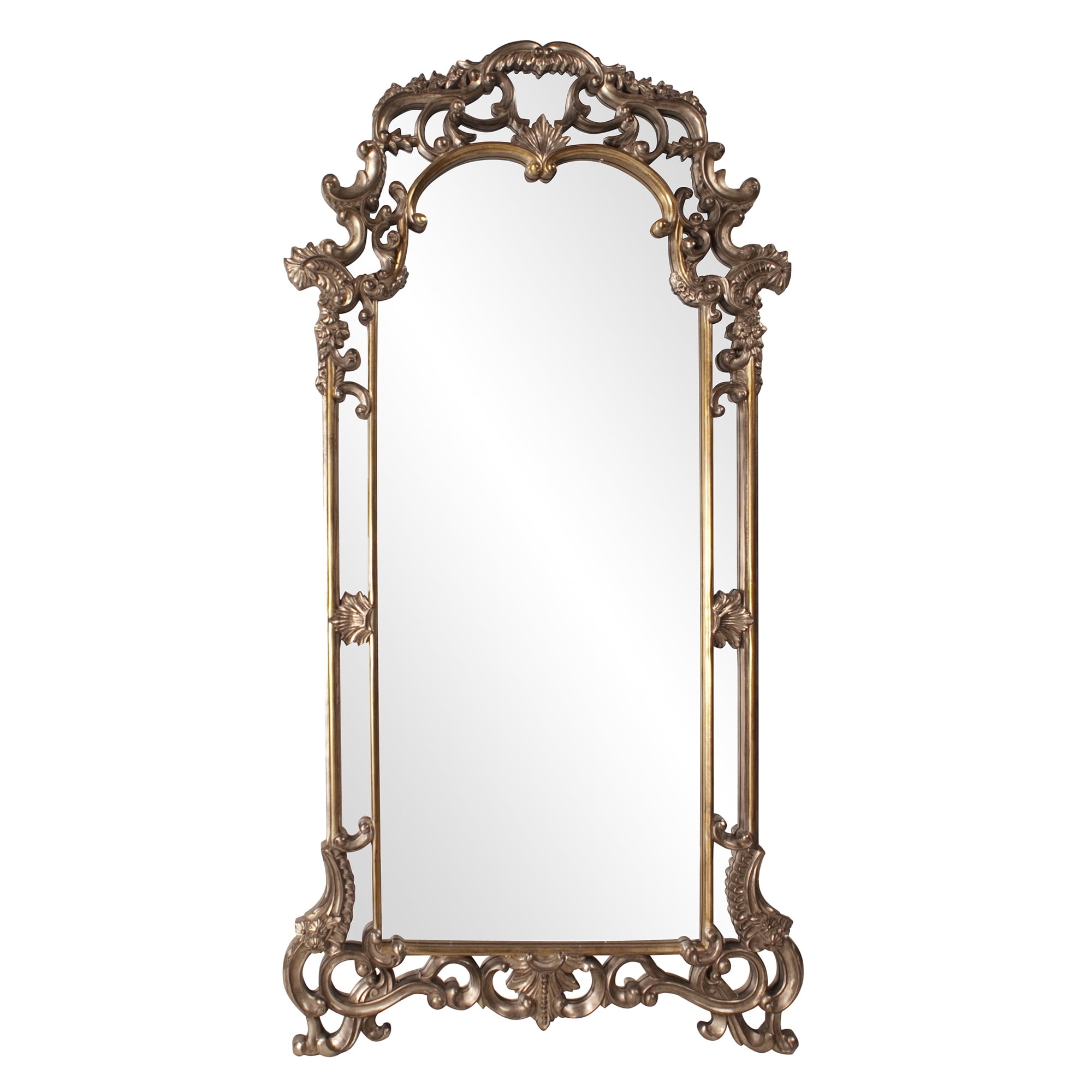 Tyler Dillon Imperial Mottled Bronze Ornate Full Length Mirror - Mottled Bronze