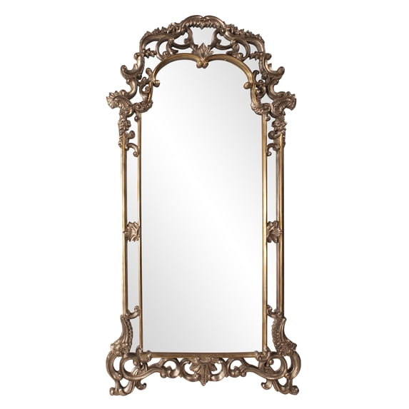 Tyler Dillon Imperial Mottled Bronze Ornate Full Length Mirror - Mottled Bronze