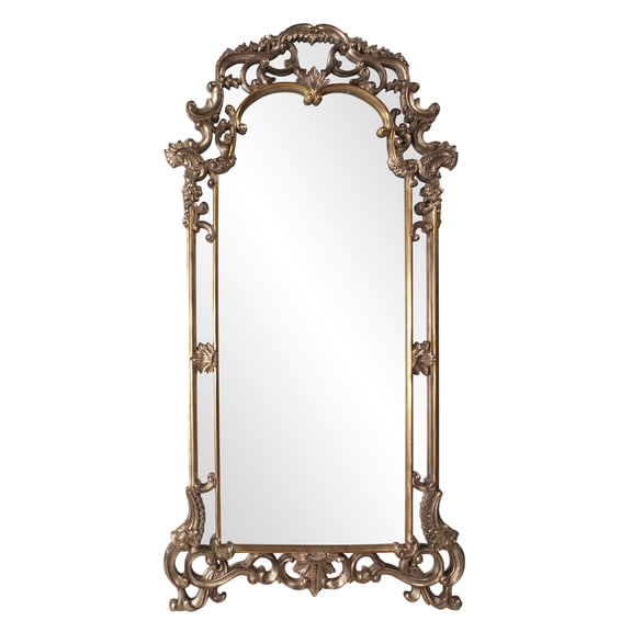 Tyler Dillon Imperial Mottled Bronze Ornate Full Length Mirror - Mottled Bronze