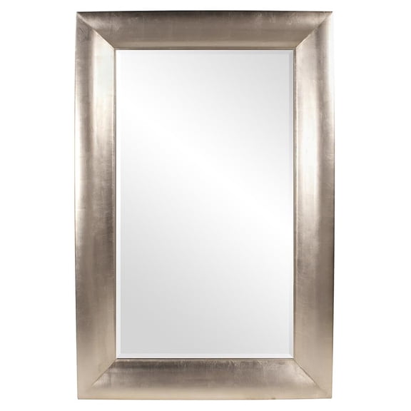 Tyler Dillon Matte Black Wood Framed Rectangular Beveled Wall Mirror 36"H x 24"W