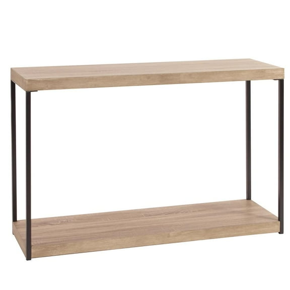 Tyler Dillon Rectangular Wood & Metal Console Table - 47"W x 31"H