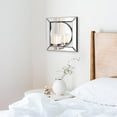 thumbnail image 1 of Tyler Dillon Square & Circle Decorative Wall Mirror with Candle Holder 12" x 12", 1 of 8