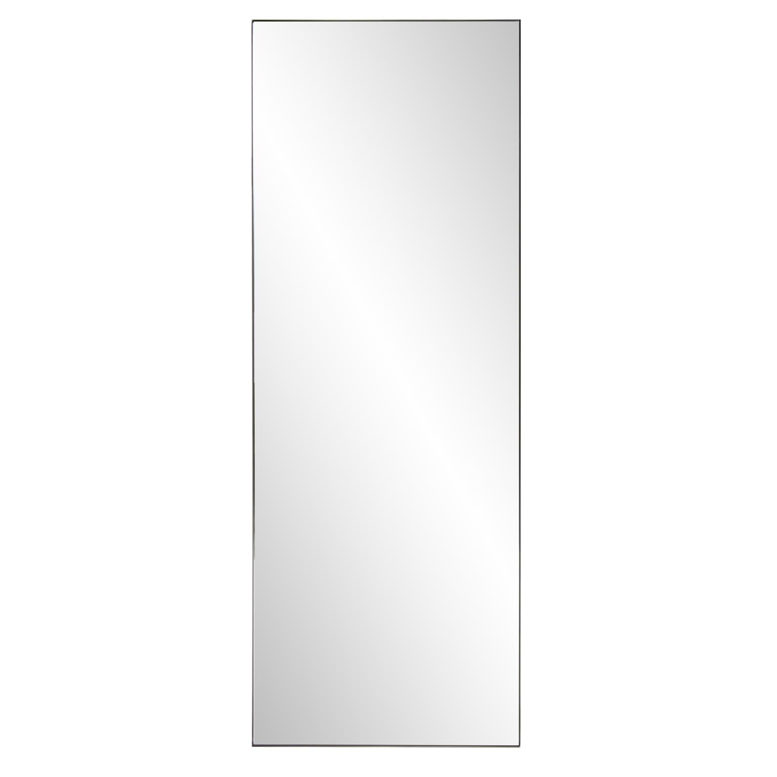 Tyler Dillon Stainless Steel Framed Wall Mirror, Van Buren Collection