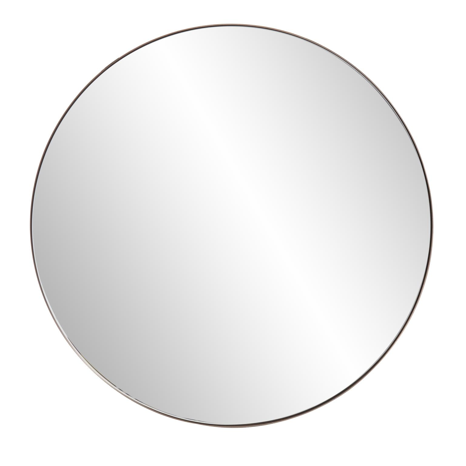 Tyler Dillon Stainless Steel Framed Wall Mirror, Van Buren Collection
