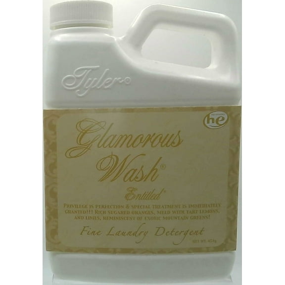 Tyler ENTITLED Fragrance Glamorous Wash 16 oz Fine Laundry Detergent by Candles