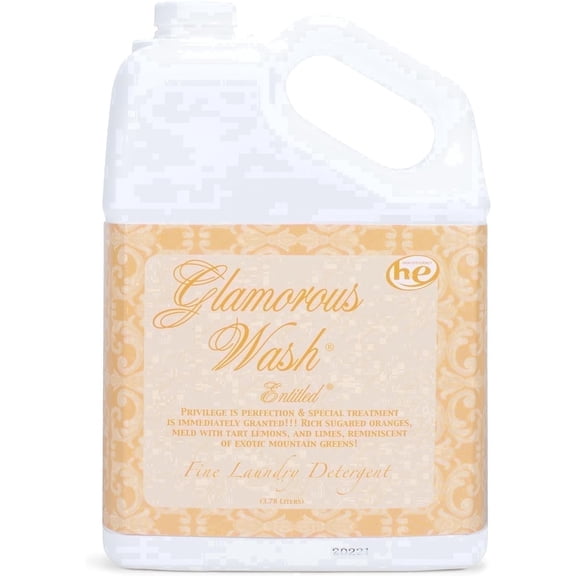 Tyler Candle Entitled Glamorous Wash Liquid Laundry Detergent, 48 Loads, 128 fl oz