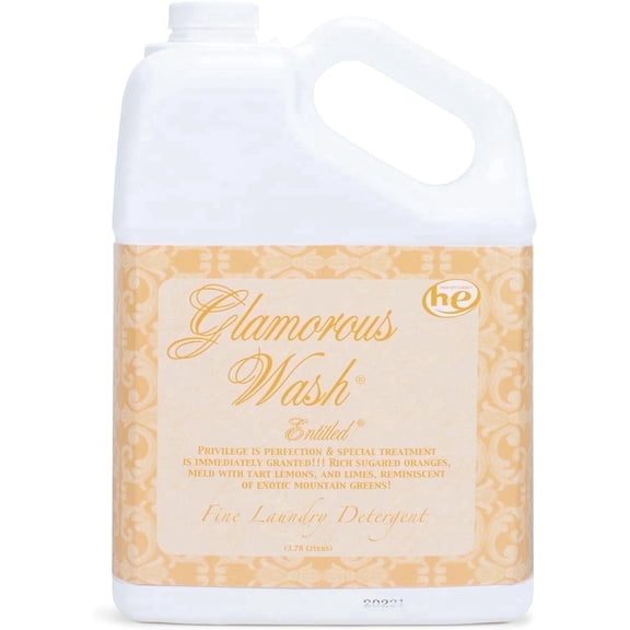 Tyler Candle Entitled Glamorous Wash Liquid Laundry Detergent, 48 Loads, 128 fl oz