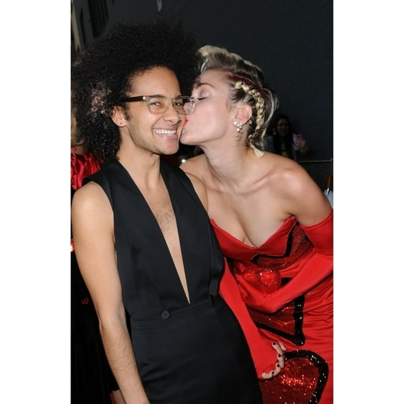 Tyler Ford Miley Cyrus At Arrivals For 2015 Amfar Inspiration Gala Spring Studios New York Ny June 16 2015. Photo