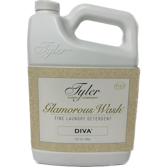 Tyler Glam Wash Laundry Detergent, Diva, Liquid, 64 Fl Oz (Half G on) HE Safe