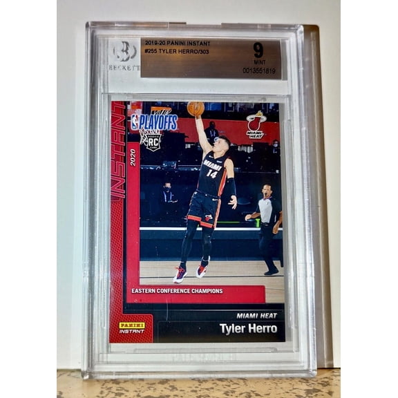 Tyler Herro 2019-20 Panini NBA #255 Rookie Basketball 1 of 303 BGS 9 Miami Heat