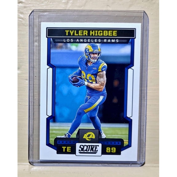 Tyler Higbee 2023 Panini NFL #163 Score Football Card Los Angeles Rams