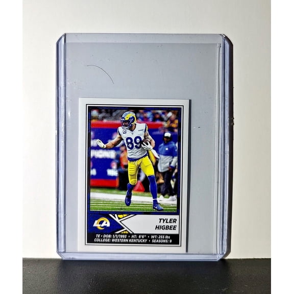 Tyler Higbee 2024 Panini NFL Sticker #512 Los Angeles Rams
