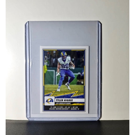 Tyler Higbee 2025 Panini NFL #510 Sticker Los Angeles Rams