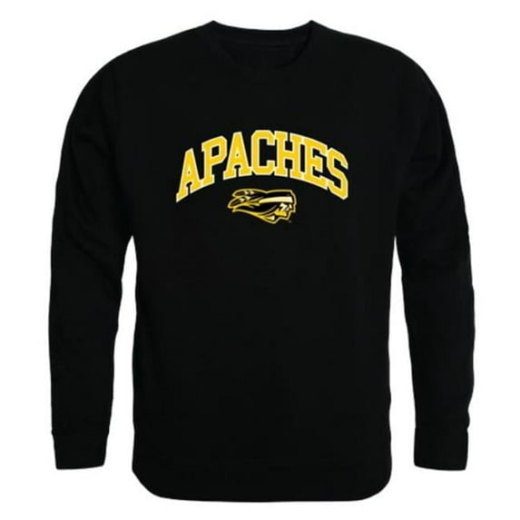 Tyler Junior College Apaches Campus Crewneck Sweatshirt, Black - Large