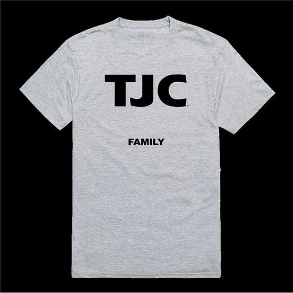 Tyler Junior College Apaches Family T-Shirt, Heather Grey - Large