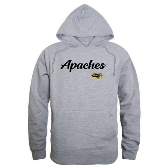 Tyler Junior College Apaches Script Hoodie, Heather Grey - Extra Large