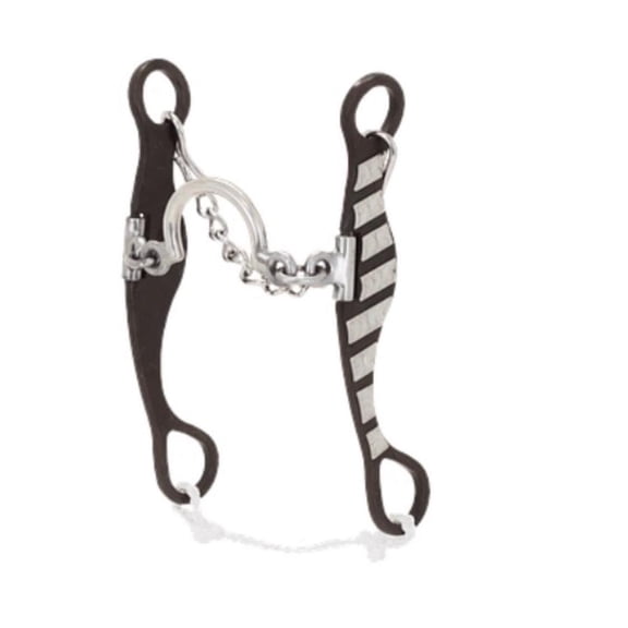 Tyler Magnus Fanny Cheek C-Port Chain 5-1/4  Shank Bit