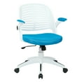 thumbnail image 1 of Tyler Office Chair-Color:Blue,Finish:White, 1 of 3