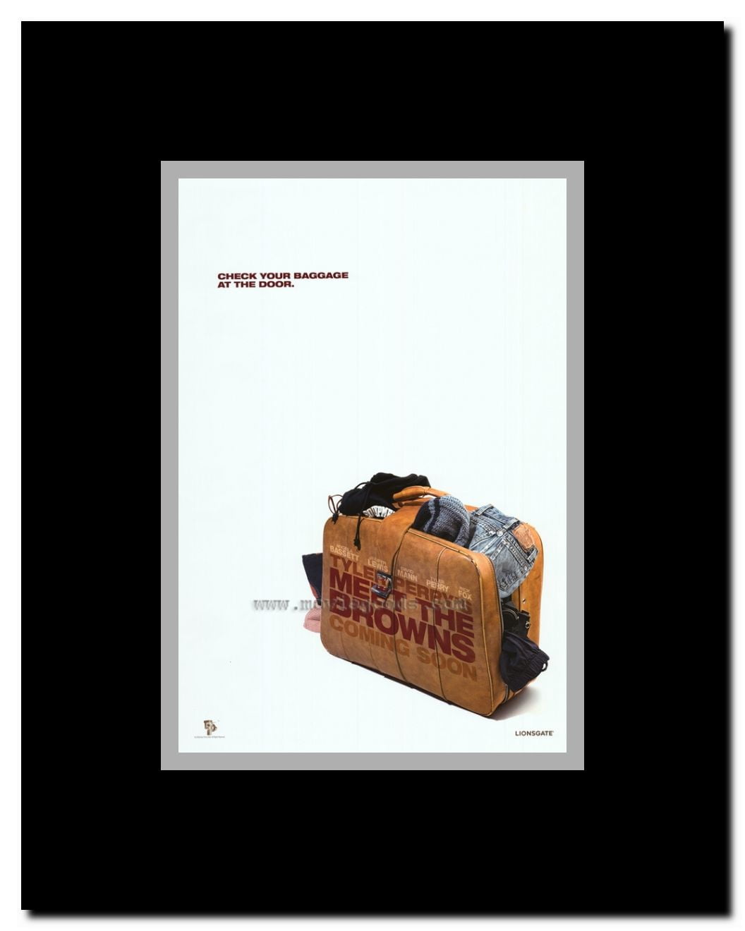 Tyler Perry's Meet The Browns Framed Movie Poster