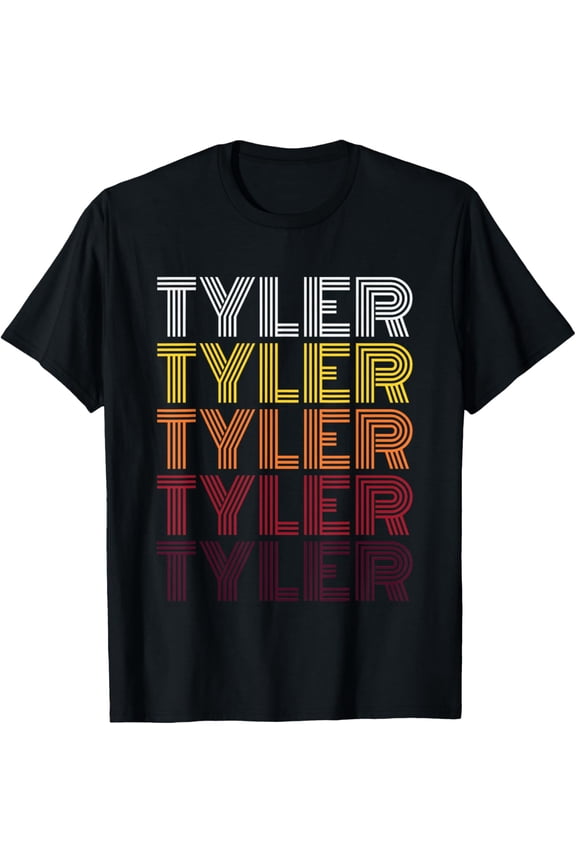 Tyler Personalized Name I Love Tyler Retro T-Shirt