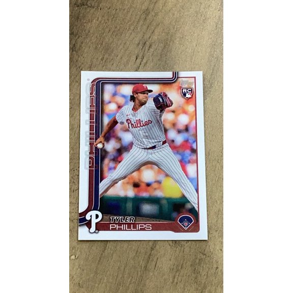 Tyler Phillips MLB Philadelphia Phillies 2025 Topps 293 RC Trading Card
