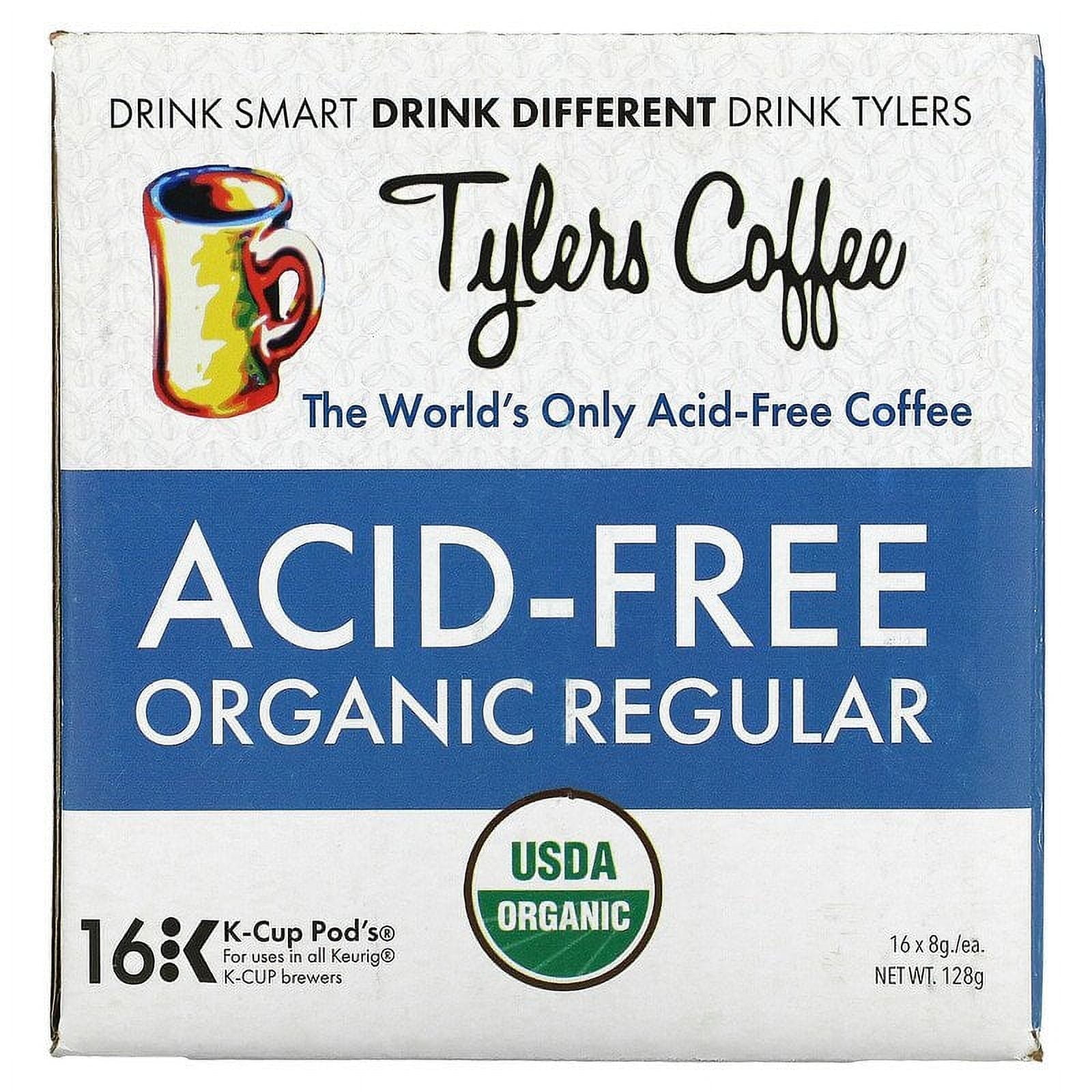 Tyler'S Coffee Llc Acid Free K-Cup Coffee Regular 16 ct